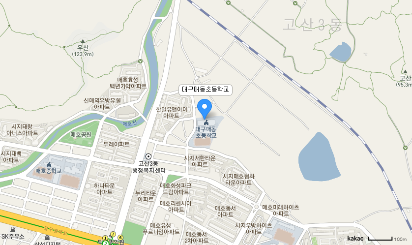 학교 찾아오시는 길 지도